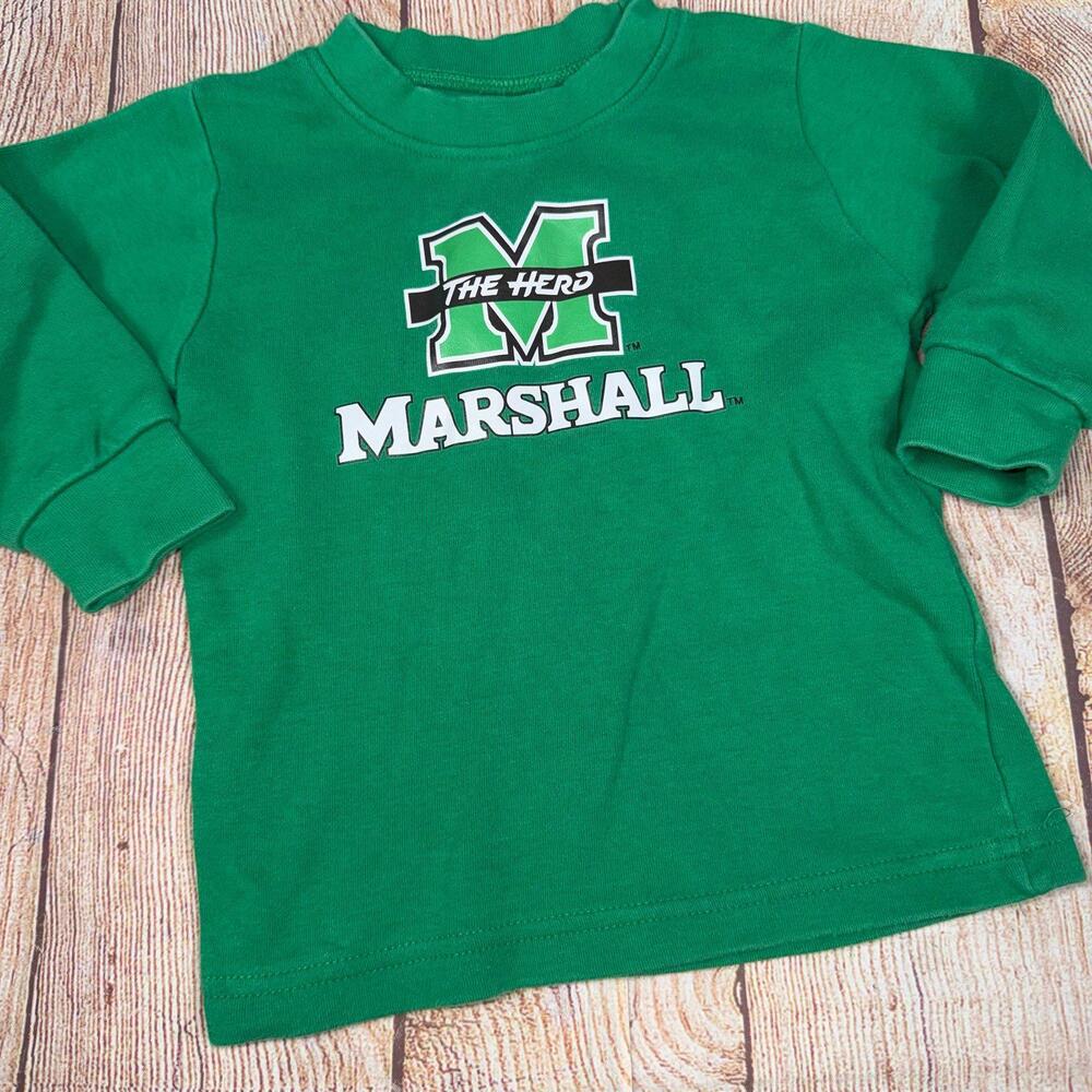 Marshall University 'The Herd' Green T-Shirt - Size 18 Months